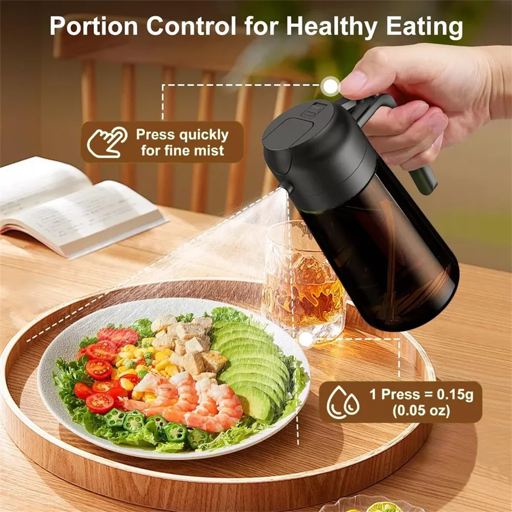 Dispensador y Atomizador de Aceite 2 en 1- 470ml